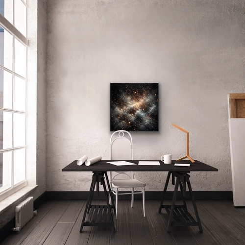 Uzay Bo�lu�u Kanvas Tablo 60x60cm
