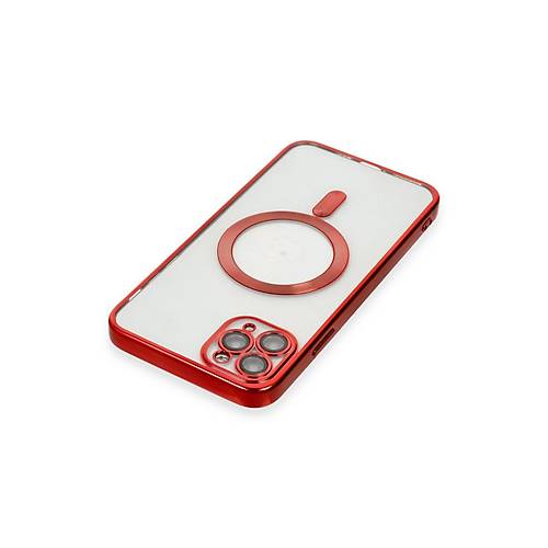 iPhone 11 Pro Max K�l�f Kross Magneticsafe Kapak - K�rm�z�