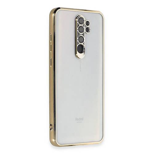 Redmi Note 8 Pro K�l�f Razer Lensli Silikon - Gold