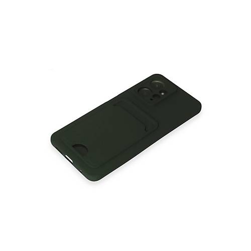 Redmi Note 12 4G K�l�f Kelvin Kartvizitli Silikon - Koyu Ye�il