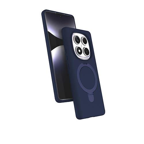 Redmi Note 14 Pro 5G Regal Magsafe Standl� Kapak - Lacivert