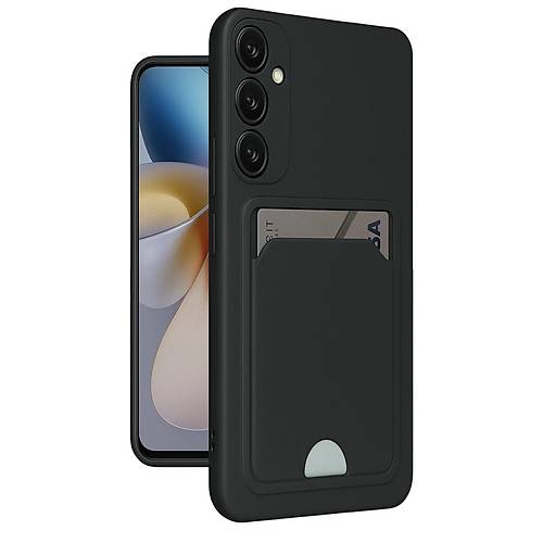 Galaxy M15 Kelvin Kartvizitli Silikon - Siyah