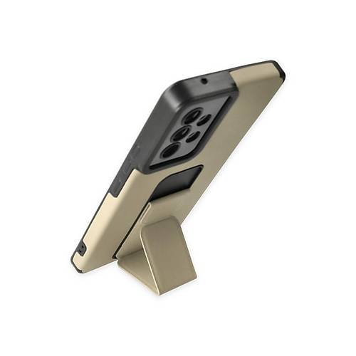 Galaxy A53 5G K�l�f Mega Standl� Silikon - Gold