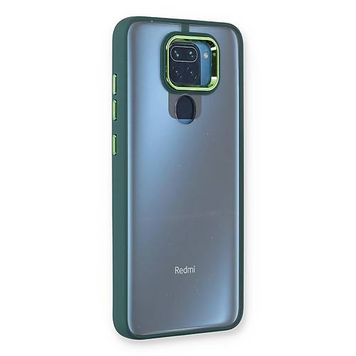 Redmi Note 9 K�l�f Dora Kapak - Haki Ye�il