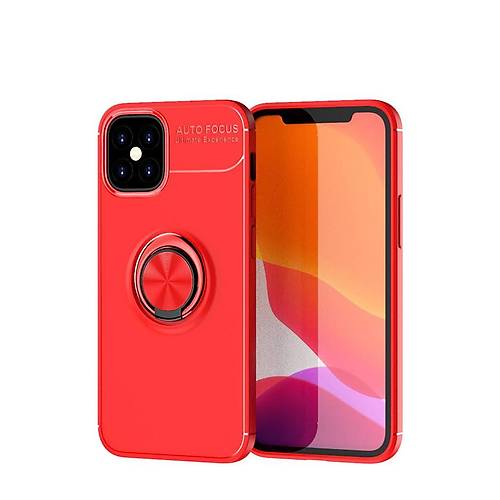 iPhone 12 Mini K�l�f Range Y�z�kl� Silikon - K�rm�z�