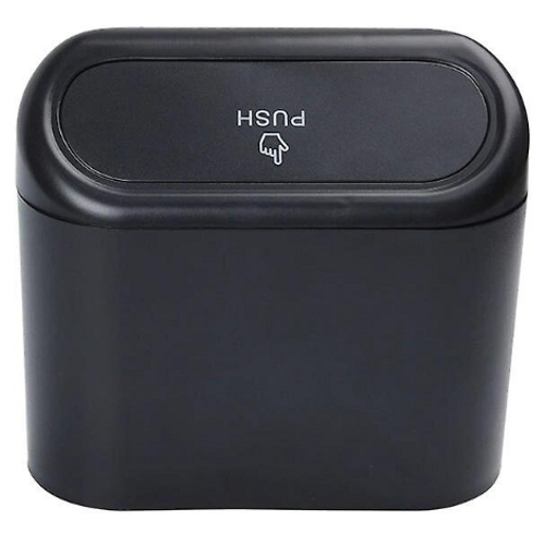 Portatif Ara� ��i Ta��nabilir Kapakl� Araba ��p Kutusu Siyah