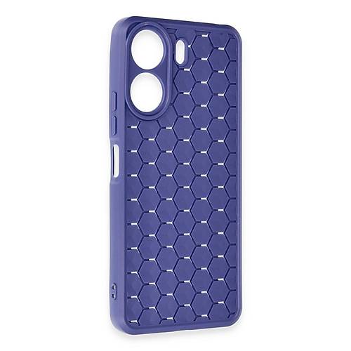 Redmi 13C K�l�f Petek Silikon Kapak - Lacivert