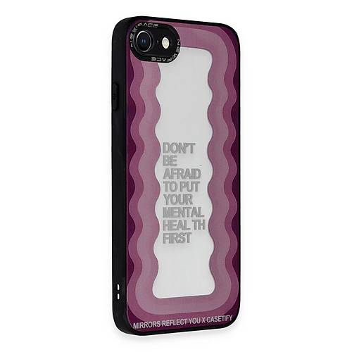 iPhone 7 K�l�f Mirror Desenli Kapak - Mirror - 11