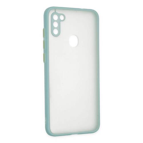 Galaxy A11 K�l�f Montreal Silikon Kapak - Turkuaz