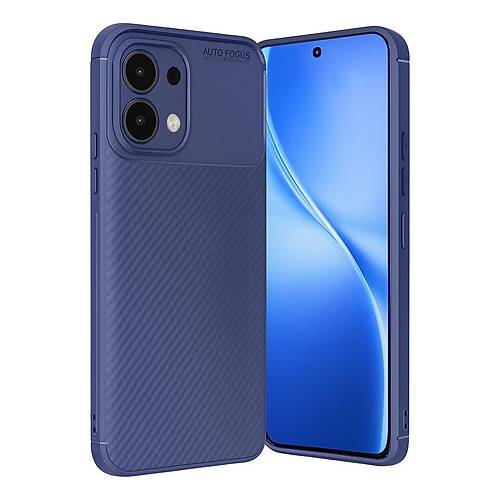 A6 Pro 4G Auto Focus Karbon Kapak - Lacivert