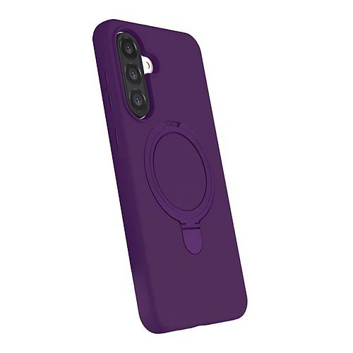 Galaxy A56 Regal Magsafe Standl� Kapak - Derin Mor