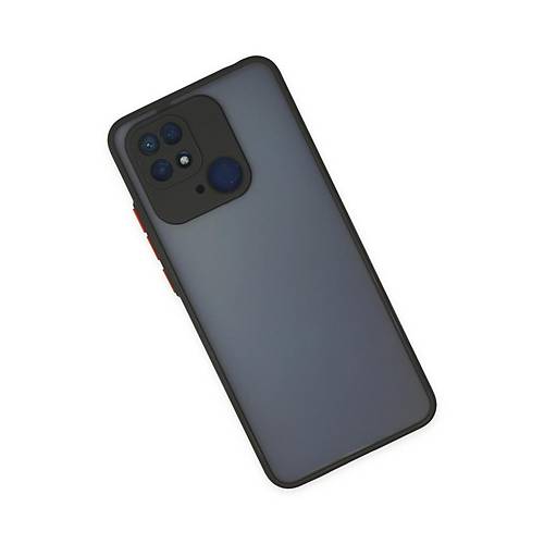 Redmi 10C K�l�f Montreal Silikon Kapak - Siyah