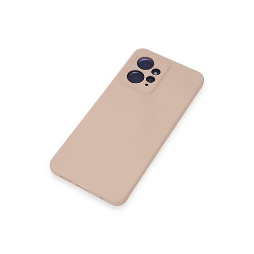 Redmi Note 12 4G K�l�f Nano i�i Kadife Silikon - Pudra