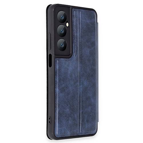 Realme C65 K�l�f Flip Cover - Lacivert