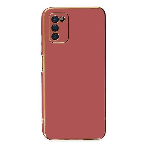 Galaxy A03S K�l�f Volet Silikon - K�rm�z�