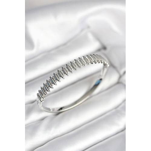 G�m�� Renk Zirkon Ta�l� Pirin� Kad�n Kelep�e