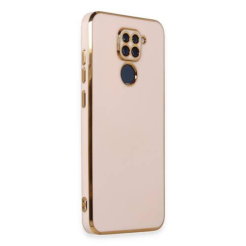 Redmi Note 9 K�l�f Volet Silikon - Pembe