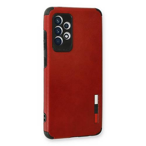 Galaxy A33 5G K�l�f Loop Deri Silikon - K�rm�z�