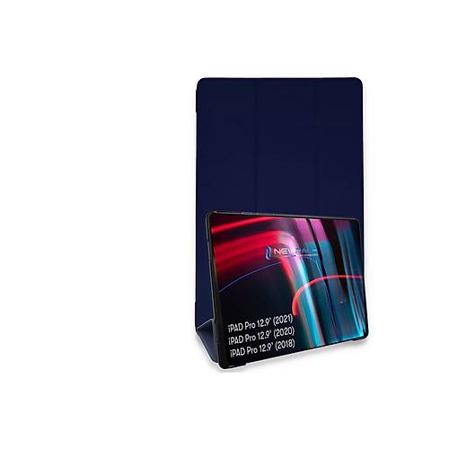 iPad Pro 12.9 (2021) K�l�f Tablet Smart K�l�f - Lacivert