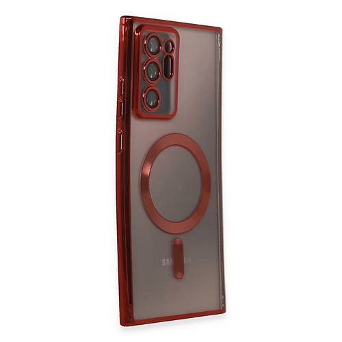 Galaxy Note 20 Ultra K�l�f Kross Magneticsafe Kapak - K�rm�z�