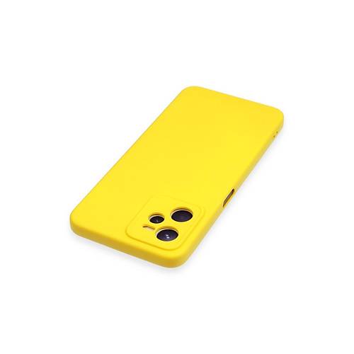 Realme C35 K�l�f Nano i�i Kadife Silikon - Sar�