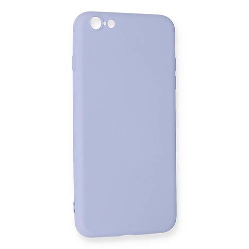 iPhone 6 Plus K�l�f Nano i�i Kadife Silikon - Lila