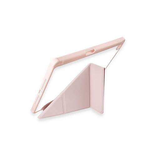iPad 10.2 (8.nesil) K�l�f Kalemlikli Hugo Tablet K�l�f� - Rose Gold
