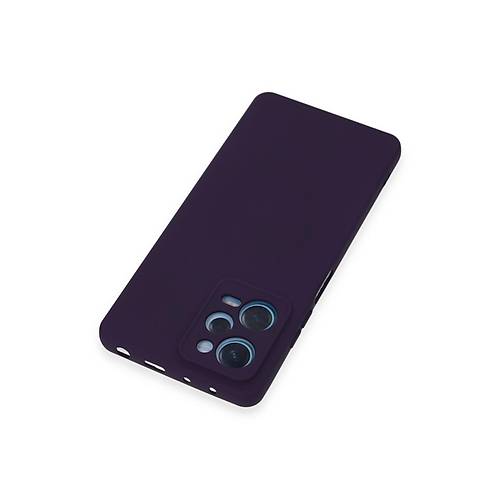 Redmi Note 12 Pro 5G K�l�f Nano i�i Kadife Silikon - Mor