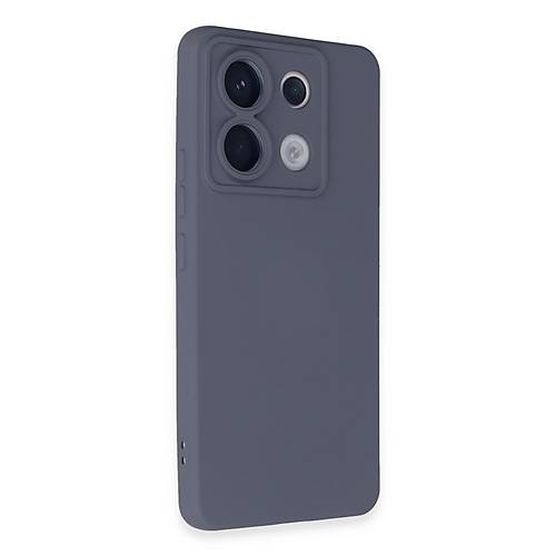 Redmi Note 13 Pro 5G K�l�f Nano i�i Kadife Silikon - Gri