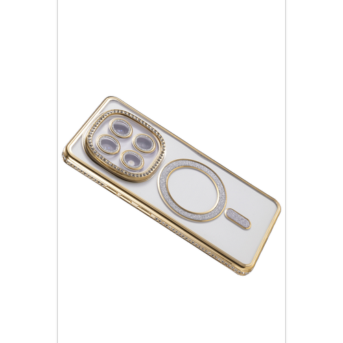 Redmi Note 15 Pro 4G Joke Simli Magneticsafe K�l�f - Gold