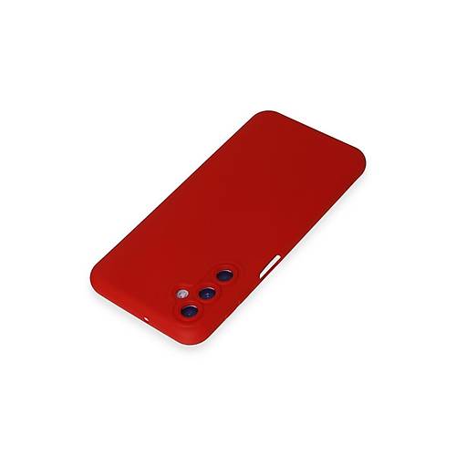 Galaxy M14 5G K�l�f Nano i�i Kadife Silikon - K�rm�z�