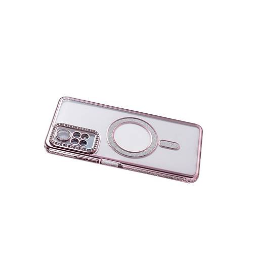 Redmi Note 12 Pro 4G Joke Simli Magneticsafe K�l�f - Pembe
