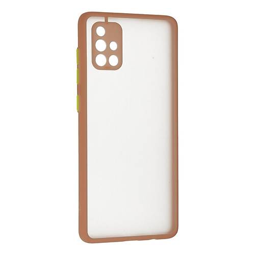 Galaxy A71 K�l�f Montreal Silikon Kapak - Pembe