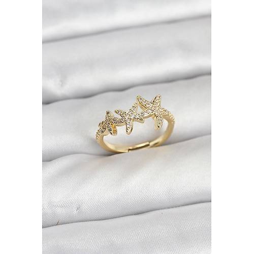 Pirin� Y�ld�z Model Gold Renk Kad�n Y�z�k