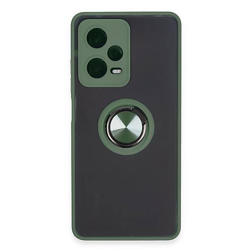Redmi Note 12 Pro 5G K�l�f Montreal Y�z�kl� Silikon Kapak - Ye�il