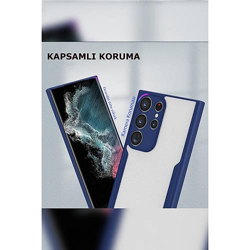 Galaxy S23 Ultra K�l�f Platin Silikon - K�rm�z�