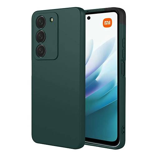 Redmi 15 4G First Silikon - Koyu Ye�il