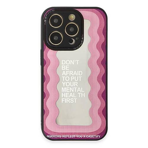 iPhone 12 Pro K�l�f Mirror Desenli Kapak - Mirror - 11