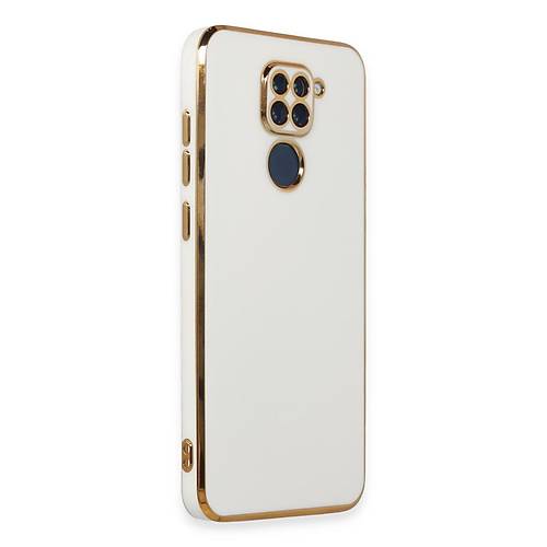 Redmi Note 9 K�l�f Volet Silikon - Beyaz