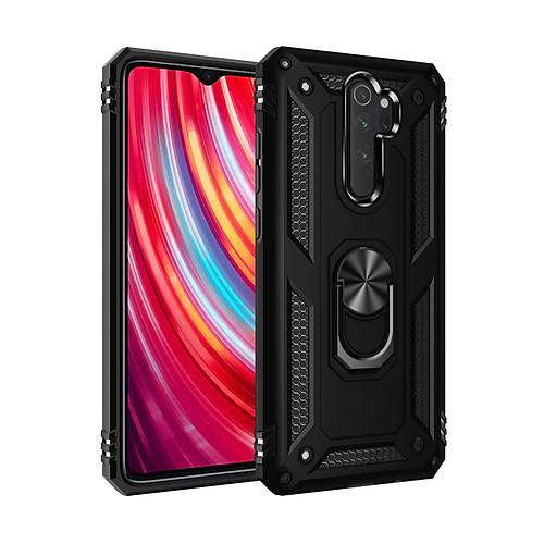Redmi Note 8 Pro K�l�f Sofya Y�z�kl� Silikon Kapak - Siyah