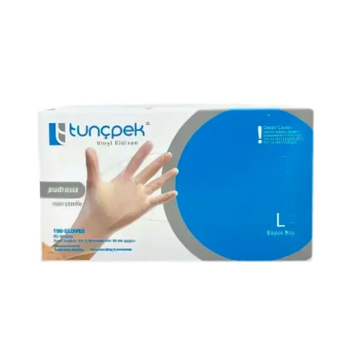Vinyl Eldiven Pudras�z 100 Adet L