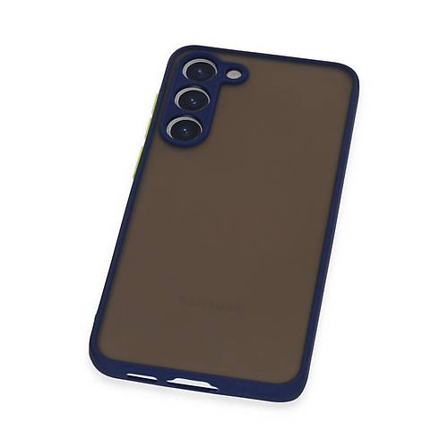 Galaxy S23 K�l�f Montreal Silikon Kapak - Lacivert