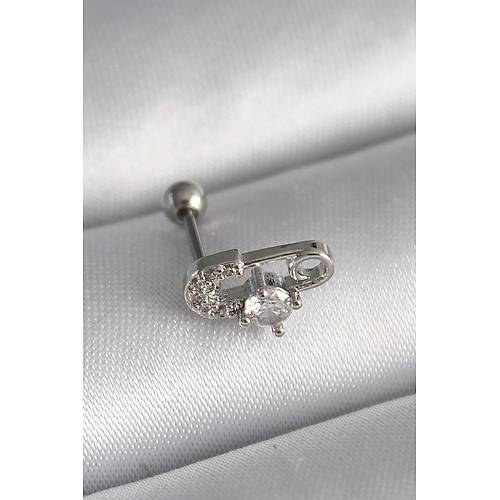 316L �elik G�m�� Renk Zirkon Ta�l� Toplu ��ne Tragus Piercing
