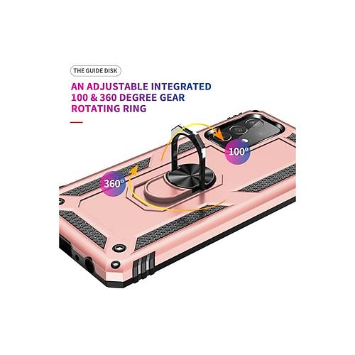 Galaxy A33 5G K�l�f Sofya Y�z�kl� Silikon Kapak - Rose