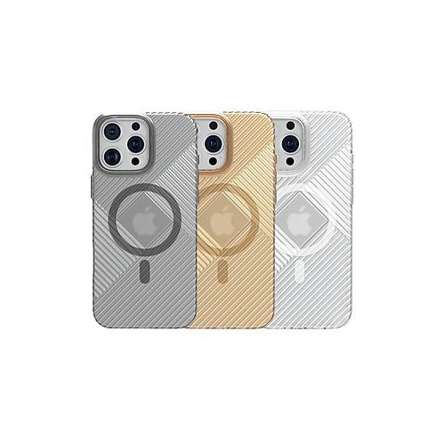 iPhone 15 Stella PC Sert Magsafe K�l�f - Siyah