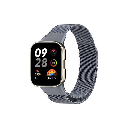 Redmi Watch 3 Metal M�knat�sl� Kordon - Gri