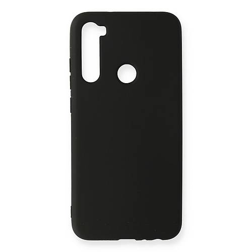 Redmi Note 8 K�l�f Nano i�i Kadife Silikon - Siyah