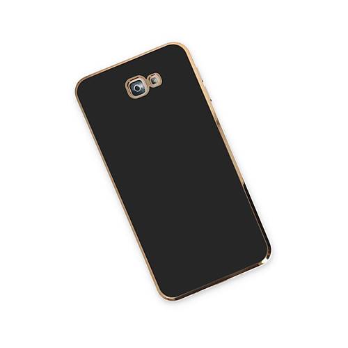 Galaxy J7 Prime K�l�f Volet Silikon - Siyah