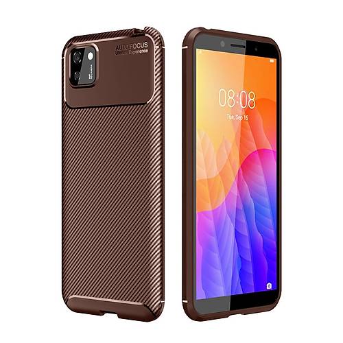 Y5P K�l�f Auto Focus Karbon Kapak - Kahverengi