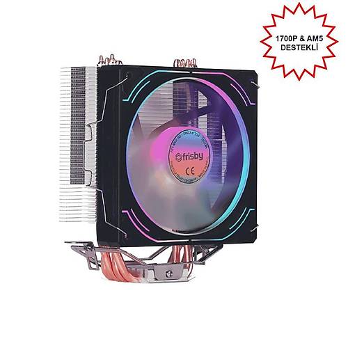 FRISBY FCL-F1334C (P4S) INTEL 1366/115X/1200/1700-AMD AM2/AM2+/AM3/AM4/AM5 ��LEMC� FAN